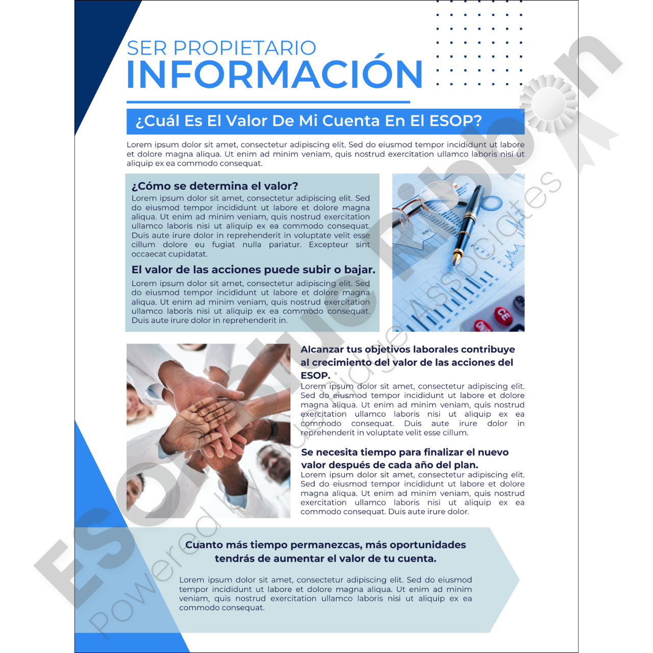 Spanish Newsletter: What's the Value of My ESOP Account? - ESOP Blue Ribbon